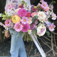 Colorful seasonal flowers